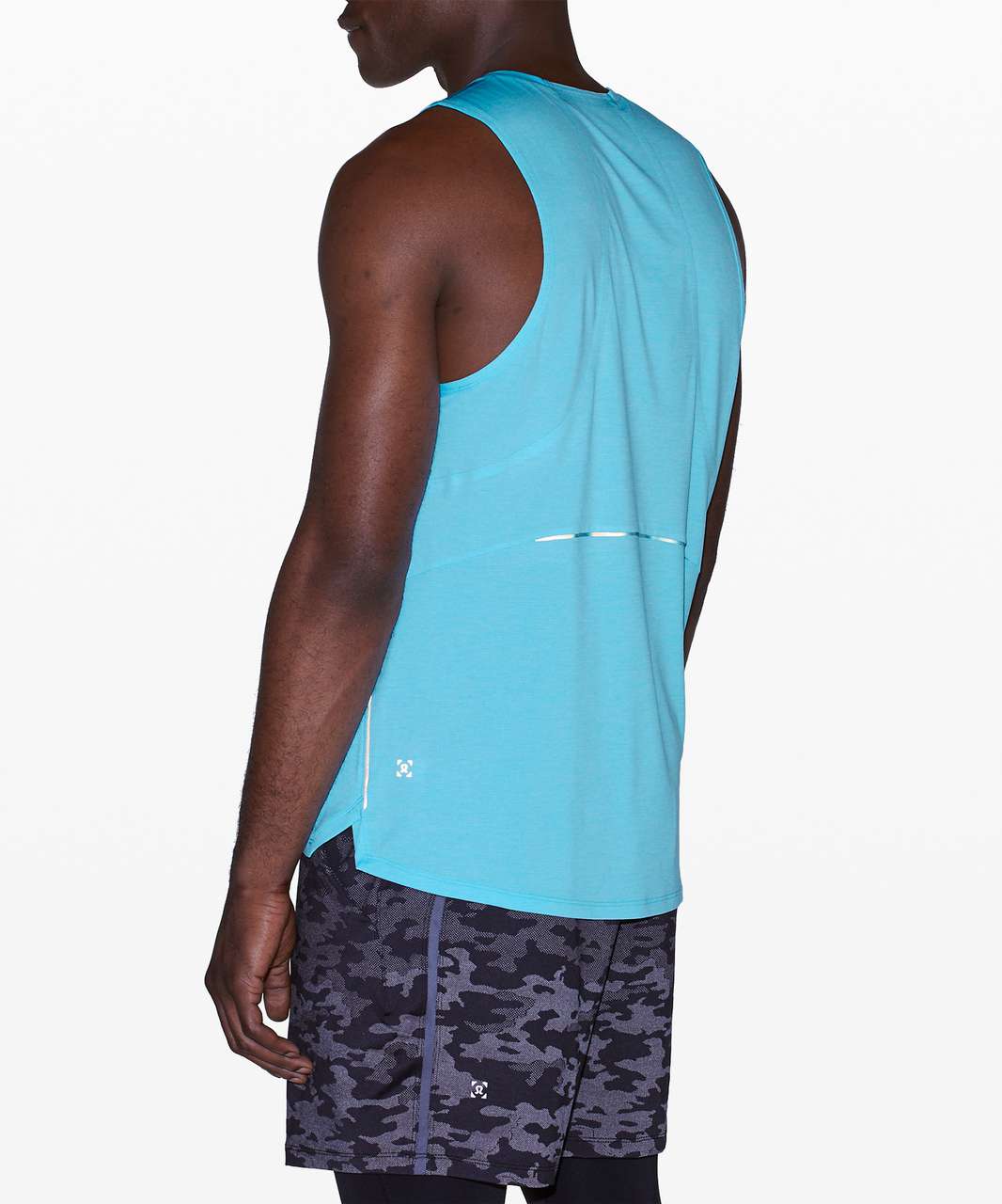 Lululemon Fast and Free Tank - Heathered Hydra Blue / Heathered Hydra Blue