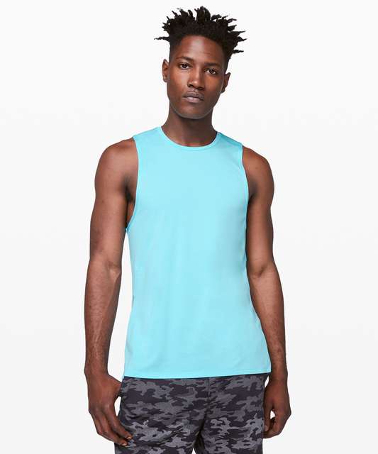 Lululemon Seawheeze Fast and Free Tank Top - Heathered Absinthe / Absinthe  - lulu fanatics