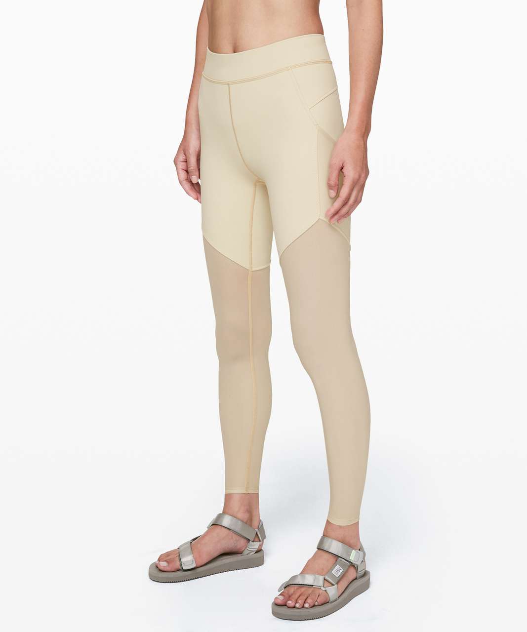 Lululemon Kuka Tight 28" *lululemon lab - White Tan