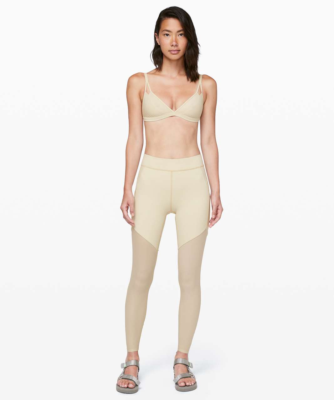 Lululemon Kuka Tight 28" *lululemon lab - White Tan