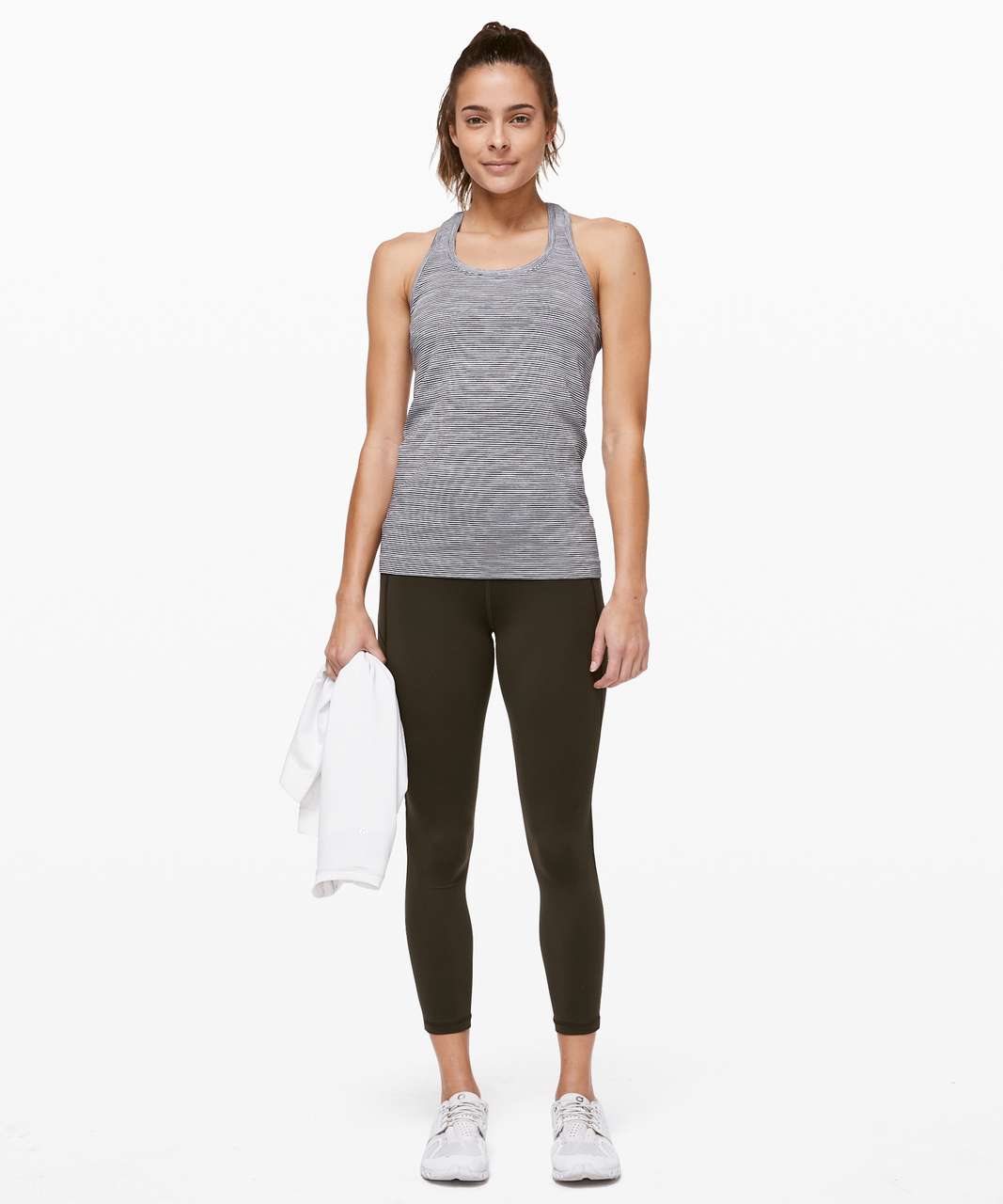 Lululemon Swiftly Speed Racerback - White / White / Black