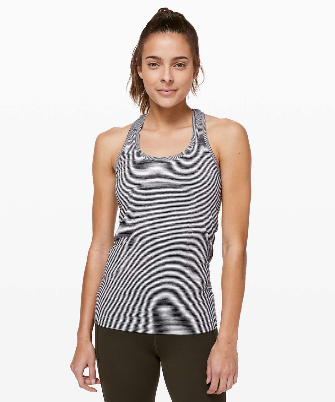 Lululemon Swiftly Speed Racerback - White / White / Black