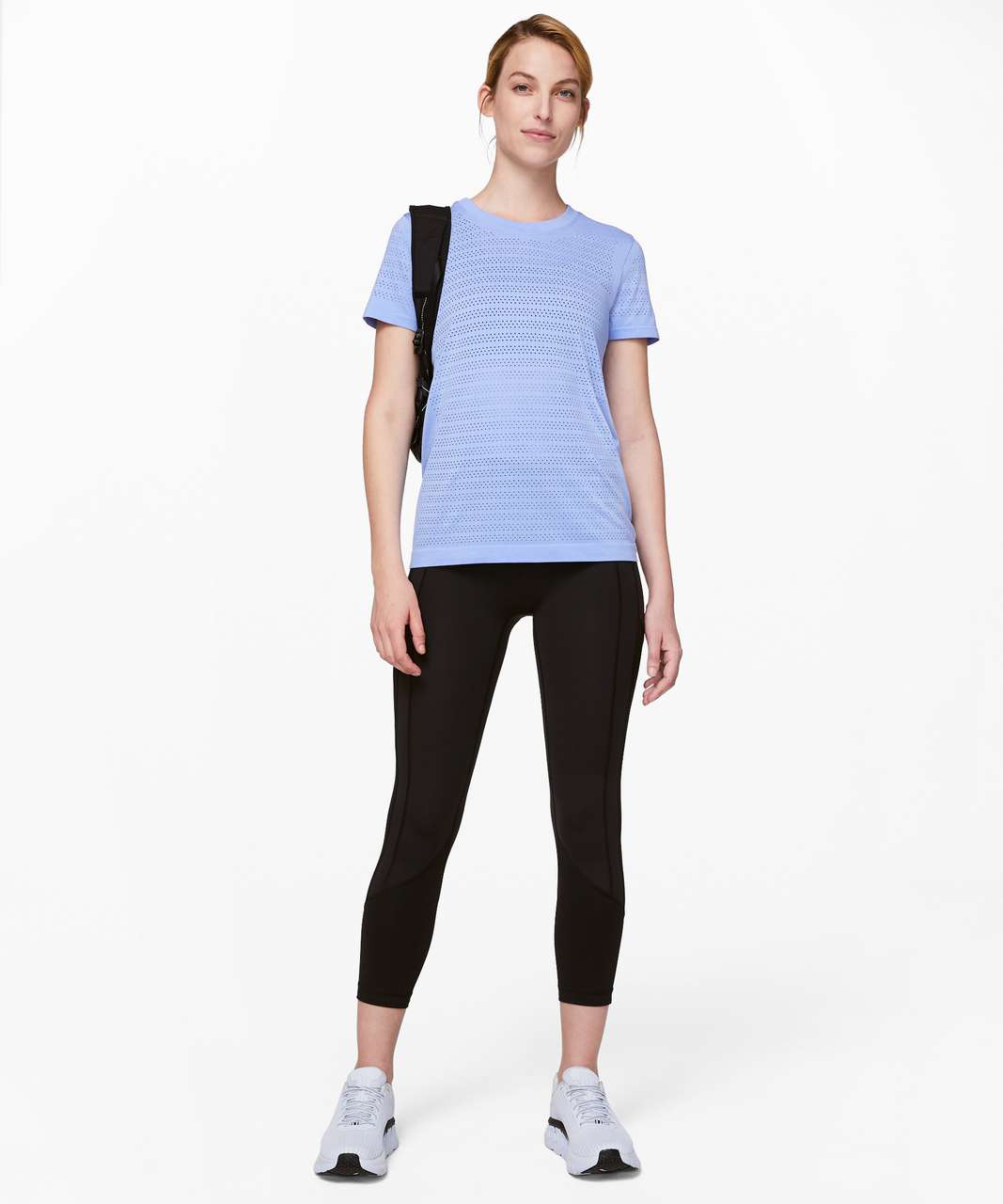 Lululemon Breeze By Short Sleeve *Squad - Hydrangea Blue / Hydrangea Blue