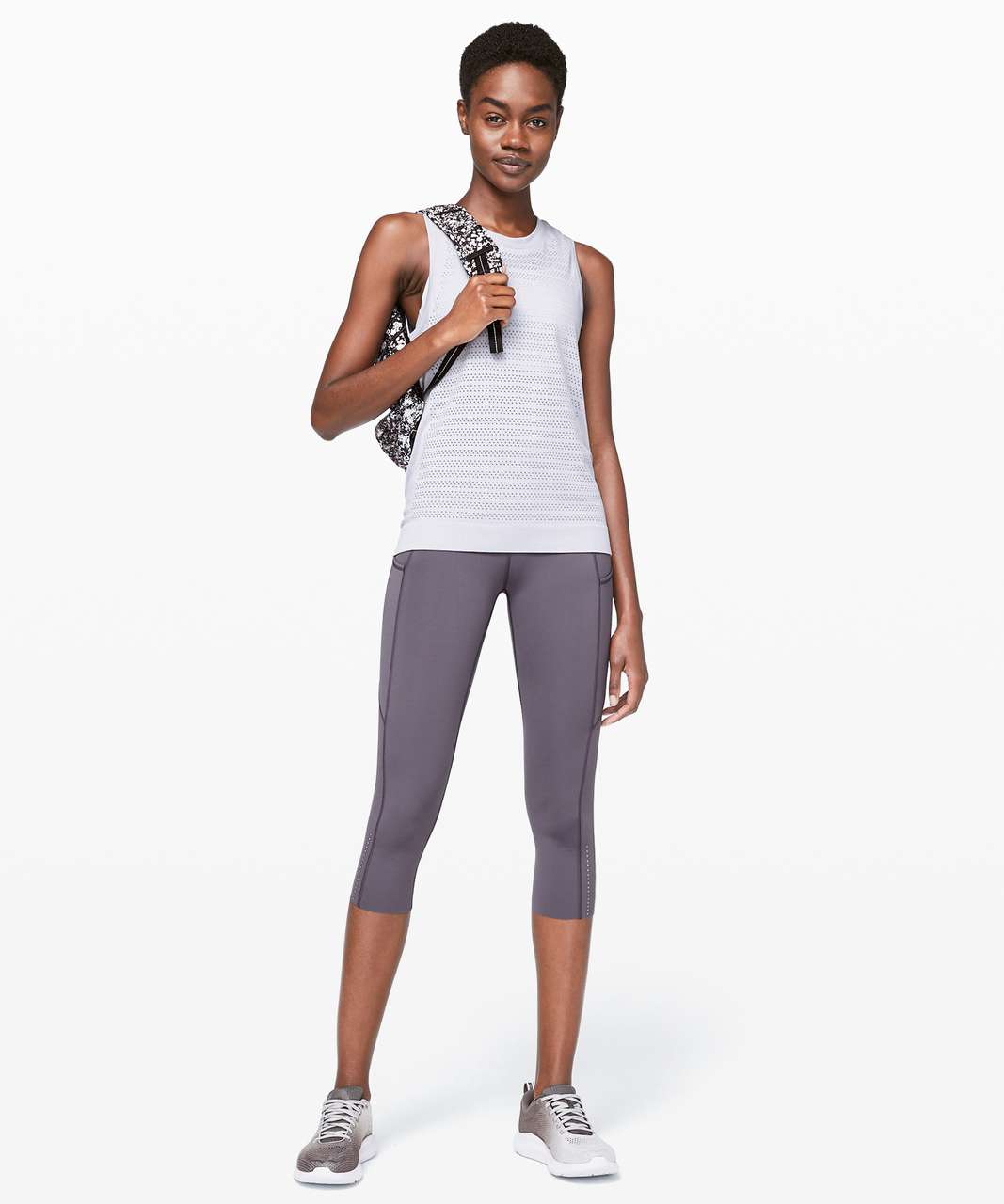 Lululemon Breeze By Muscle Tank II *Squad - Silver Lilac / Silver Lilac