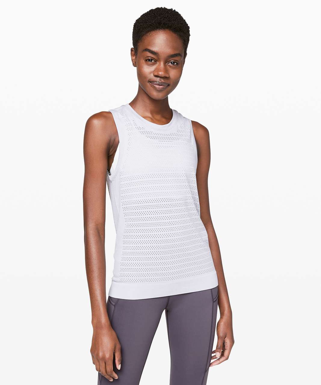 Lululemon Breeze By Muscle Tank II *Squad - Silver Lilac / Silver Lilac