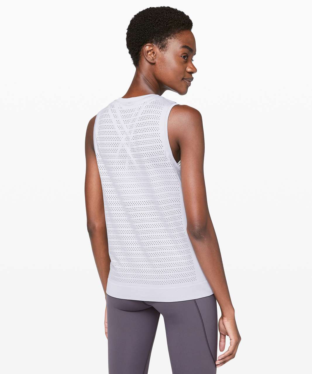 Lululemon Breeze By Muscle Tank II *Squad - Silver Lilac / Silver Lilac