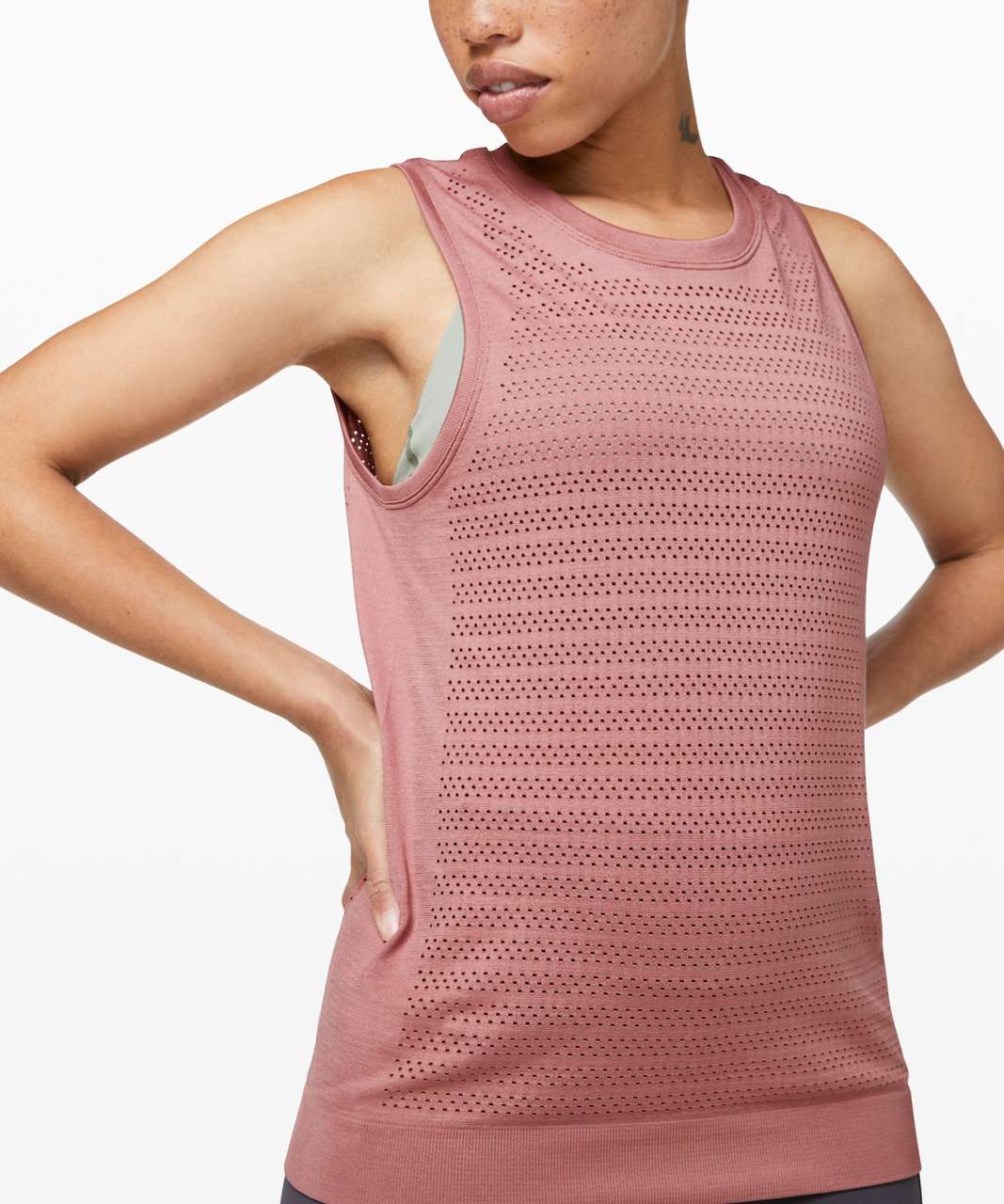 Lululemon Breeze By Muscle Tank II *Squad - Quicksand / Quicksand