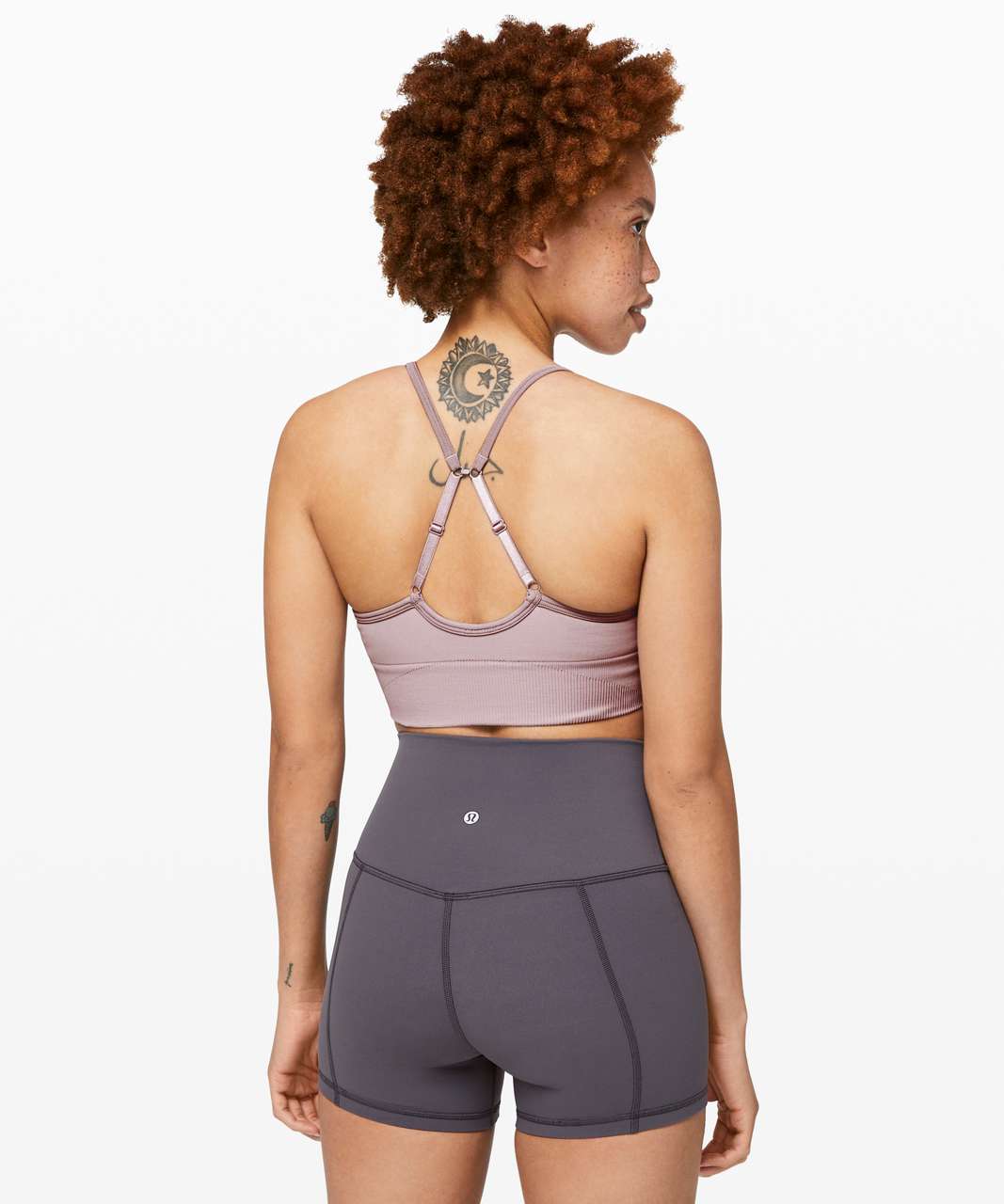 Lululemon Ebb To Street Bra II - Smoky Blush