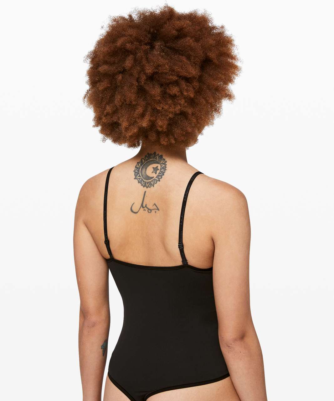 Lululemon Heavyweight Cotton T-Shirt Bodysuit - Black - lulu fanatics