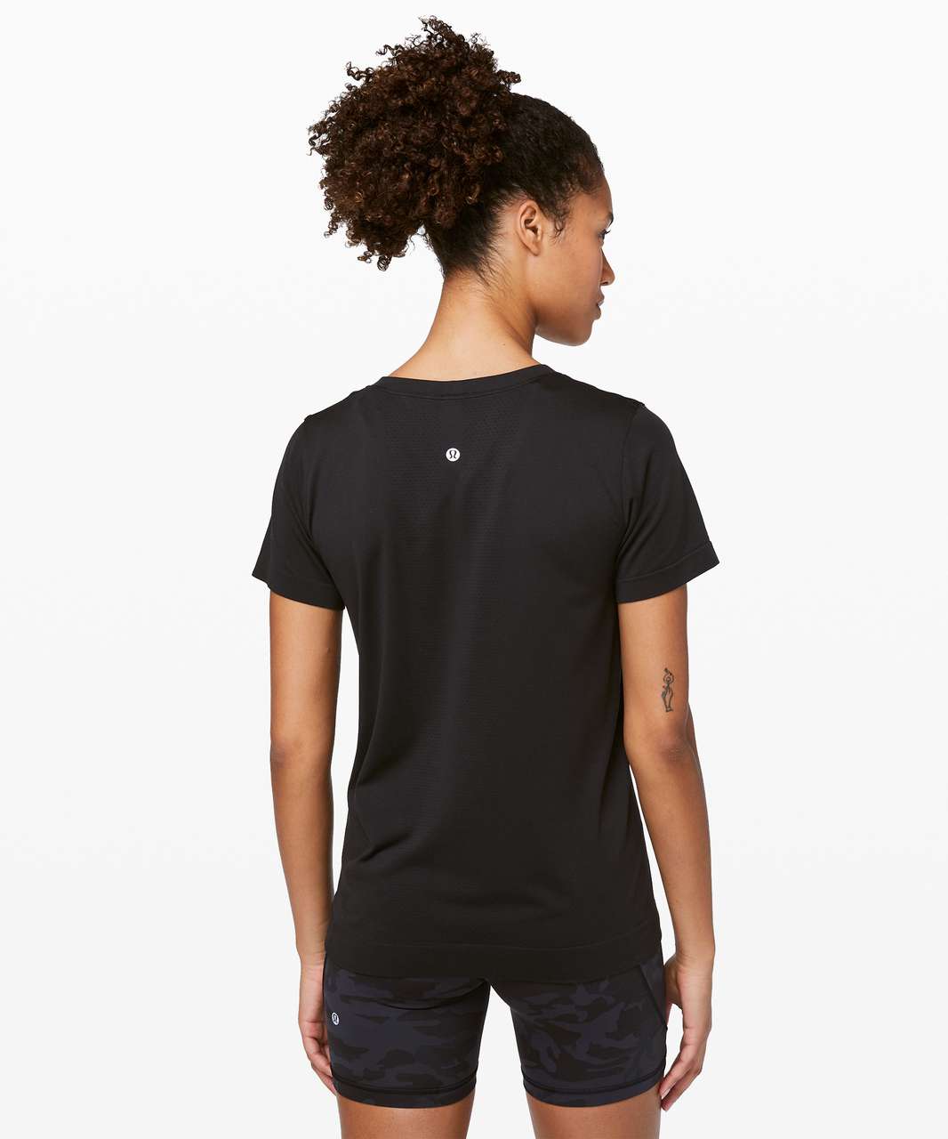 Lululemon Swiftly Tech Short Sleeve 2.0 *Love - Black / Rainbow - lulu  fanatics