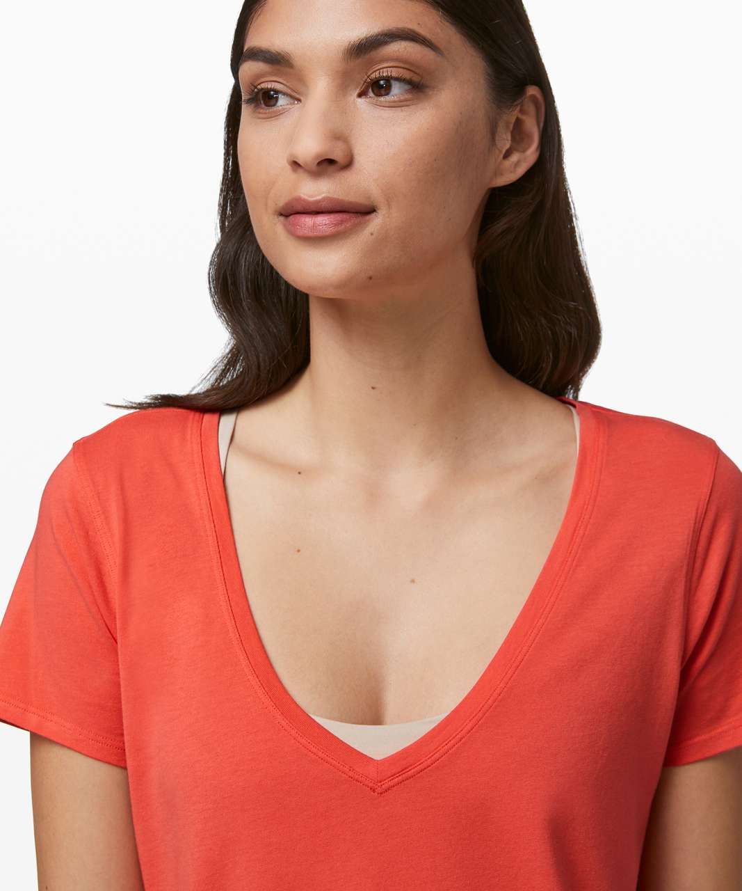 Lululemon Love Tee V - Hot Sunset