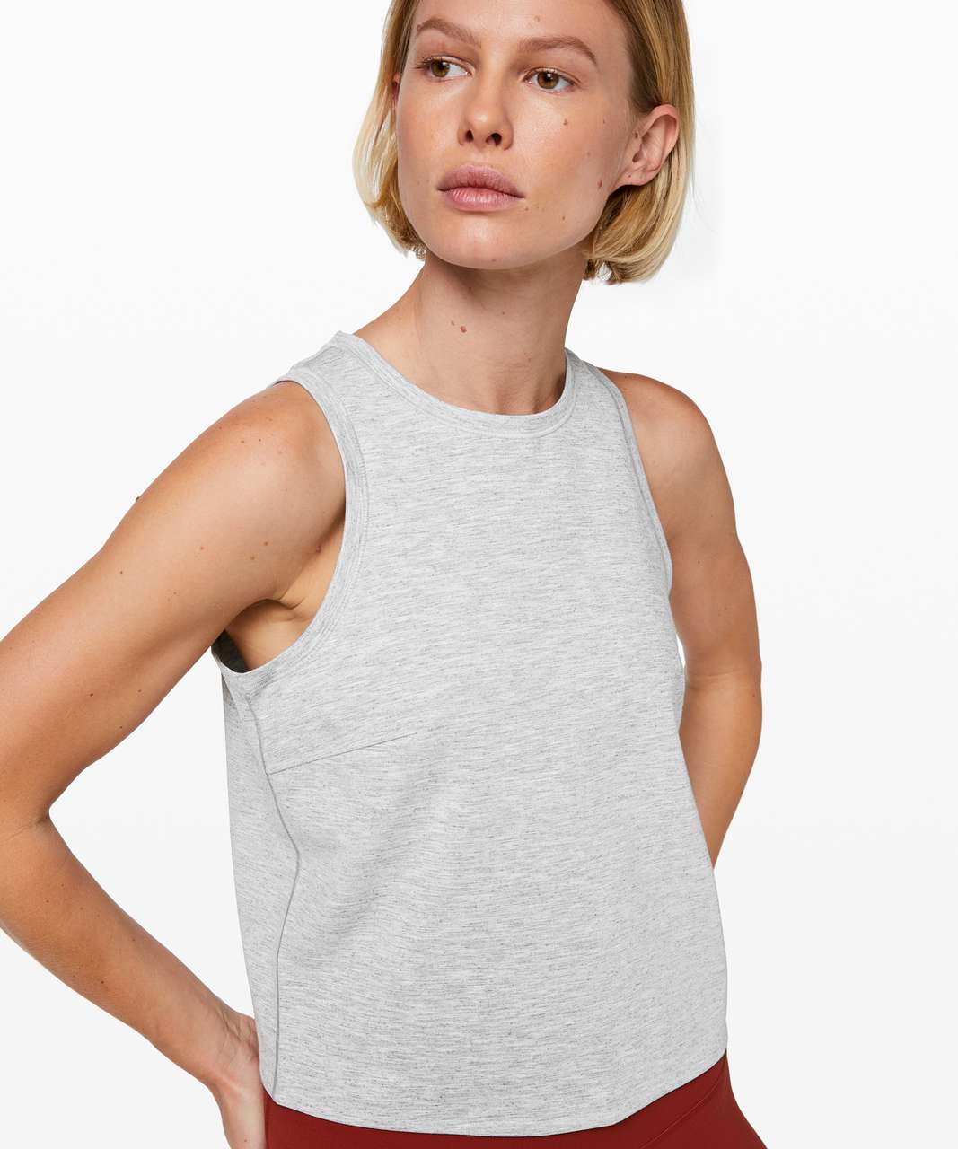 Lululemon Minimal Tank - Heathered Power Grey