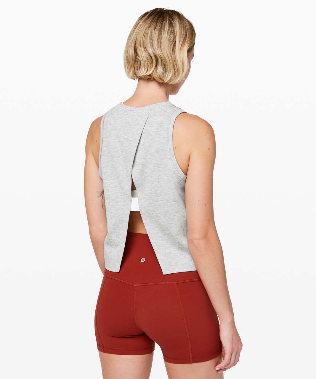 Lululemon Minimal Tank - Heathered Power Grey