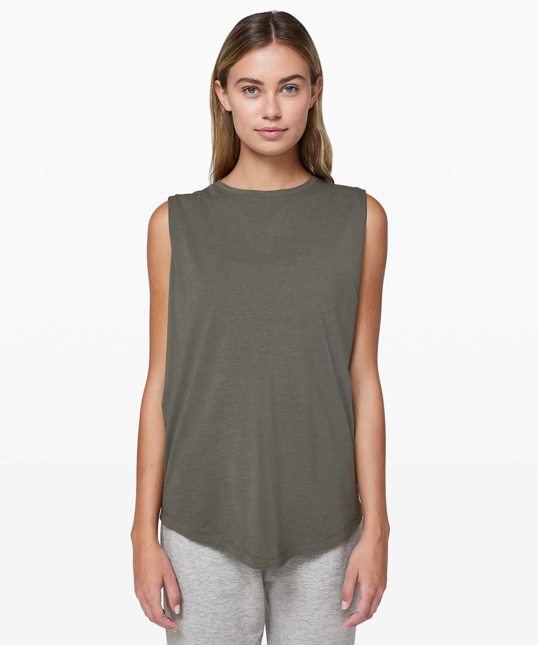 Lululemon Brunswick Muscle Tank - Grey Sage