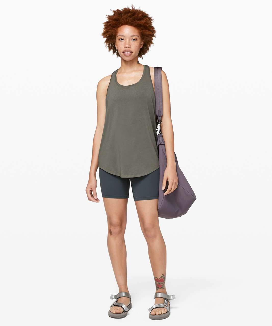 Lululemon Love Tank *Pleated - Grey Sage (First Release)