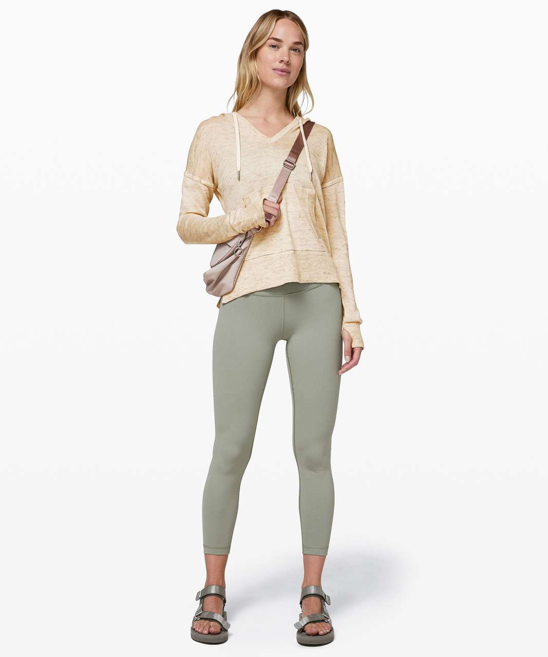 Lululemon Street to Shore Hoodie - Heathered Muslin