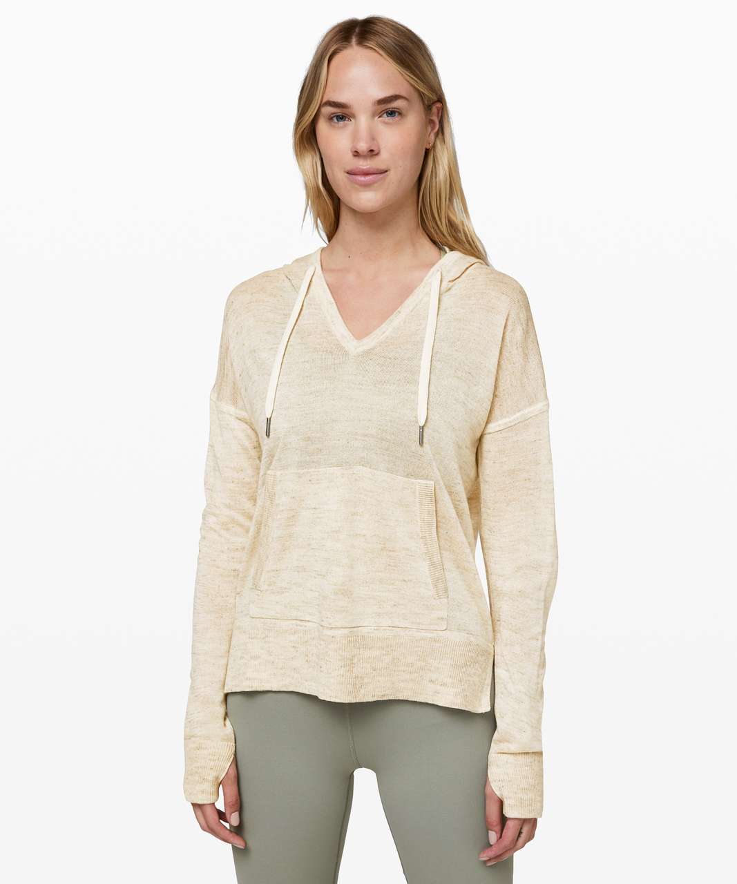 Lululemon Street to Shore Hoodie - Heathered Muslin