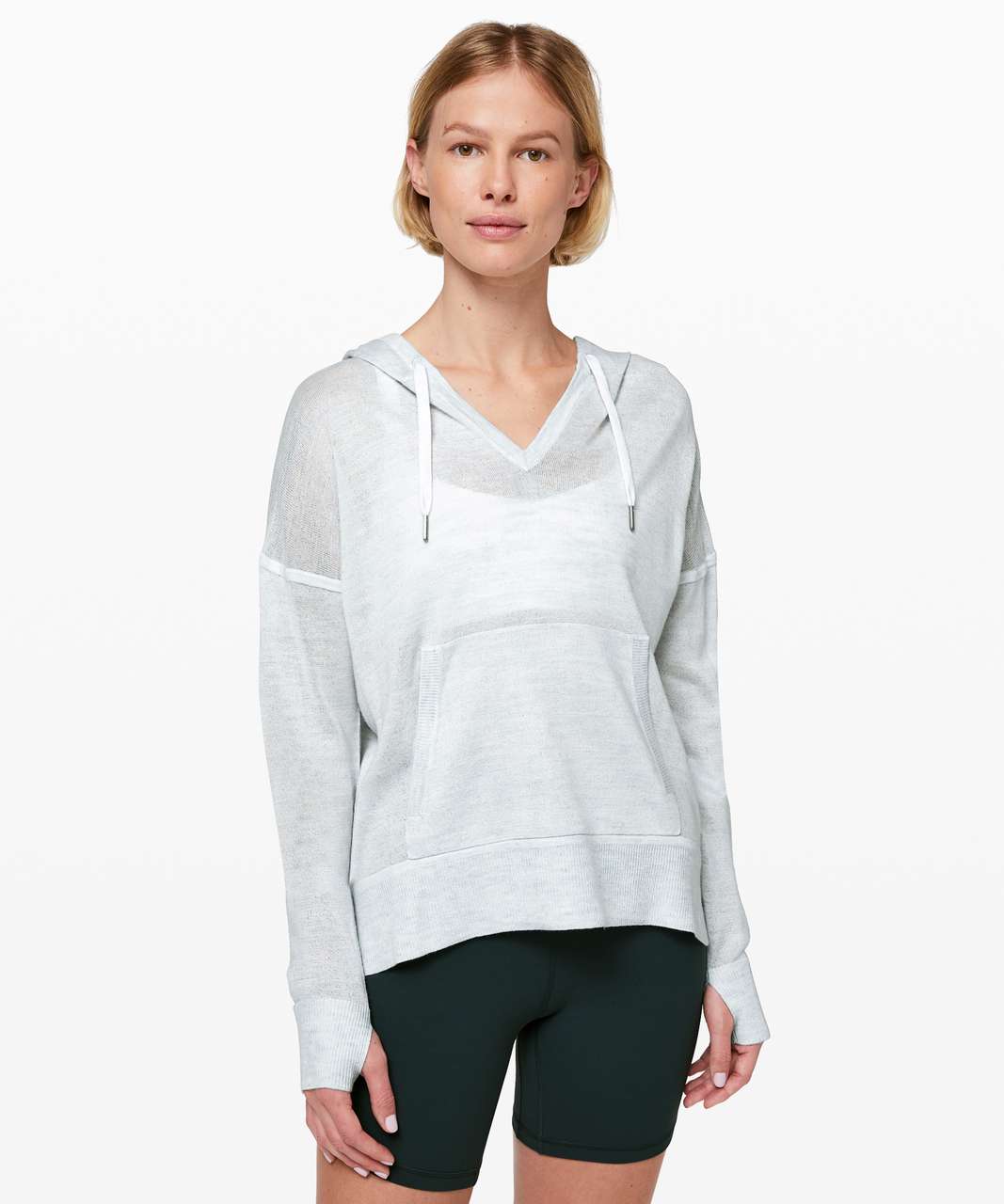 Lululemon Street to Shore Hoodie - Heathered Almost Blue