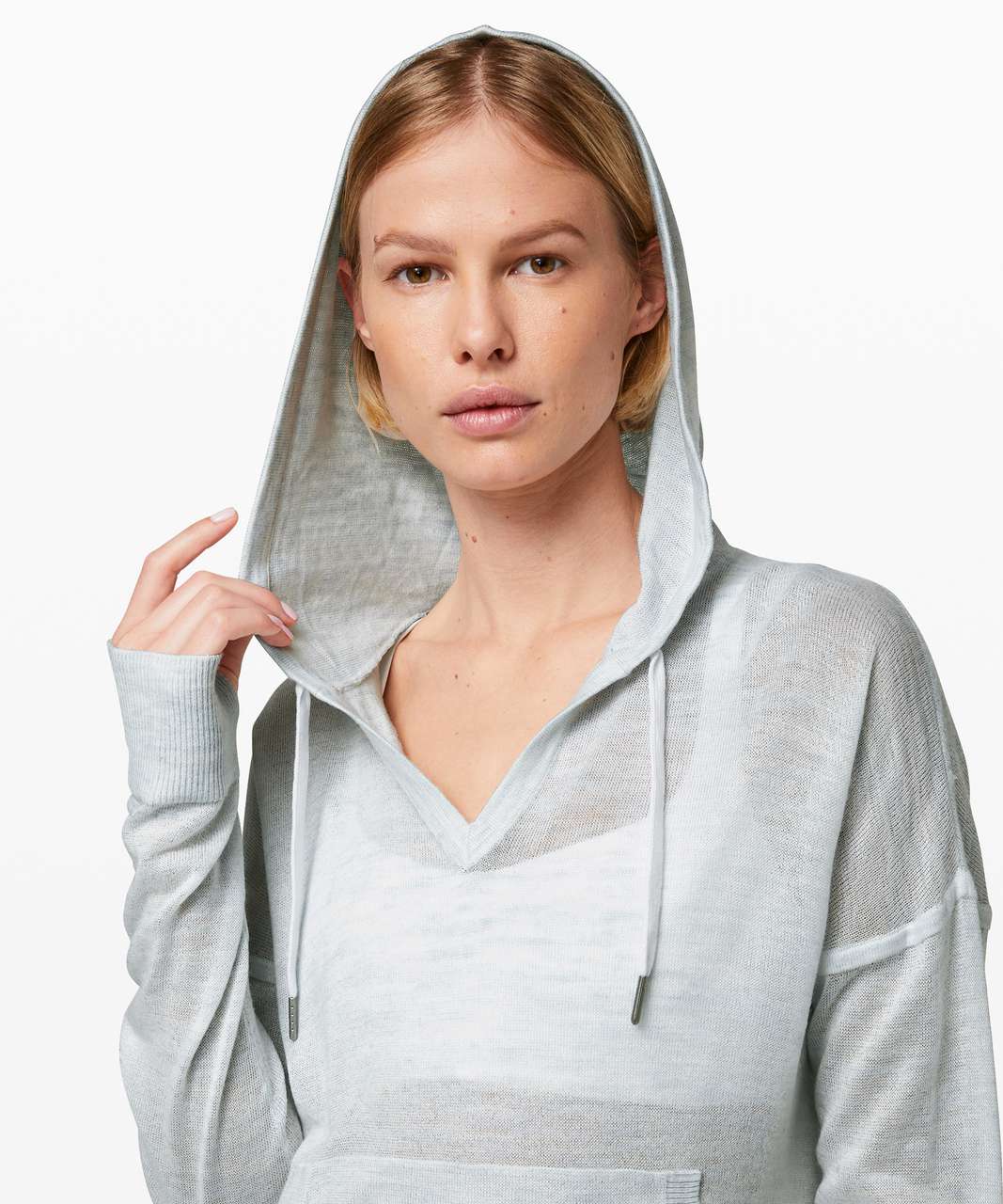 Lululemon Street to Shore Hoodie - Heathered Almost Blue