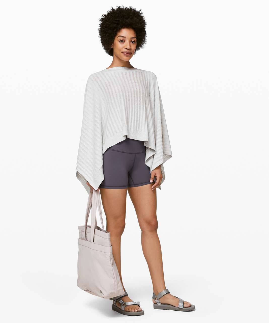 Lululemon Forward Flow Poncho - Heathered Core Ultra Light Grey (First Release)