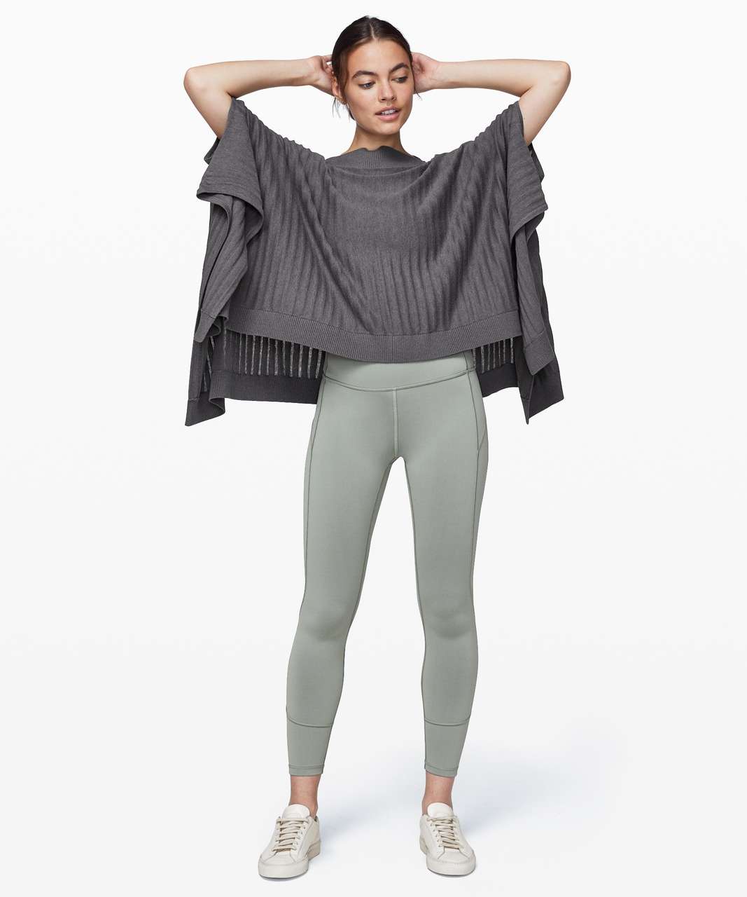 Lululemon Forward Flow Poncho - Heathered Moonwalk