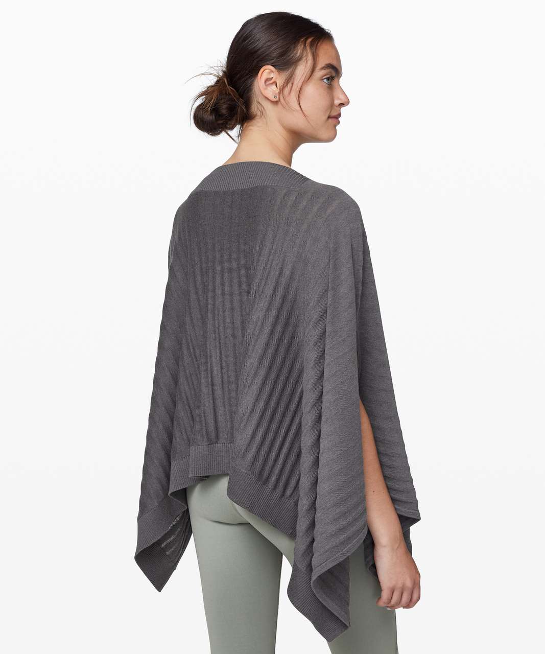 Lululemon Forward Flow Poncho - Heathered Moonwalk