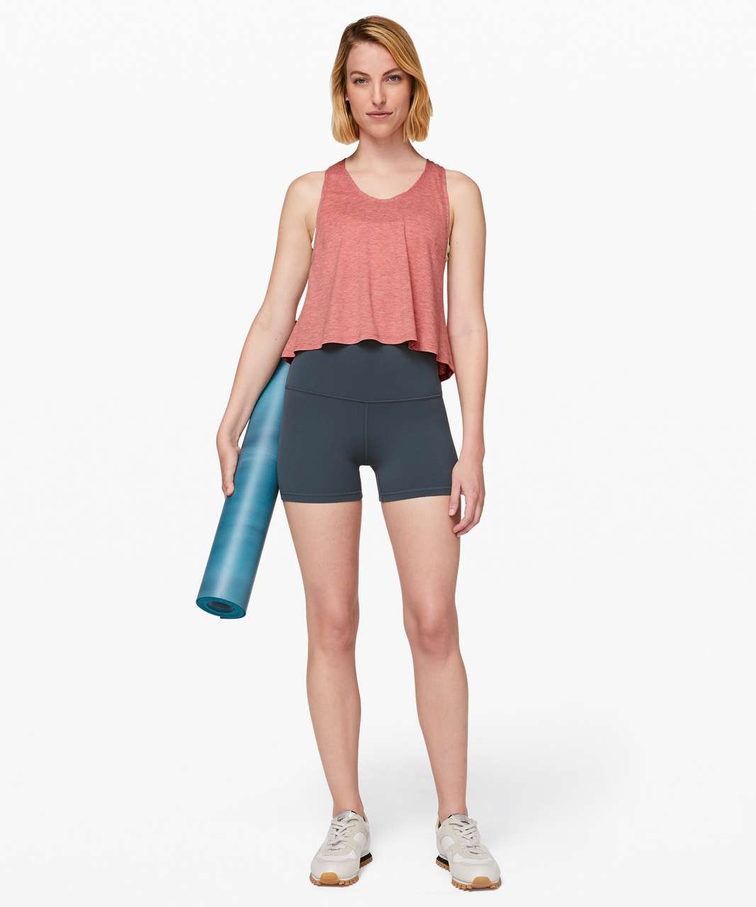 Lululemon Wild Wish Tank - Heathered Rustic Coral