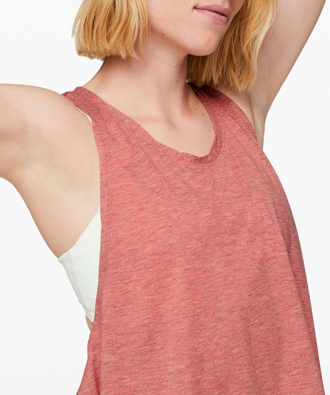 Lululemon Wild Wish Tank - Heathered Rustic Coral