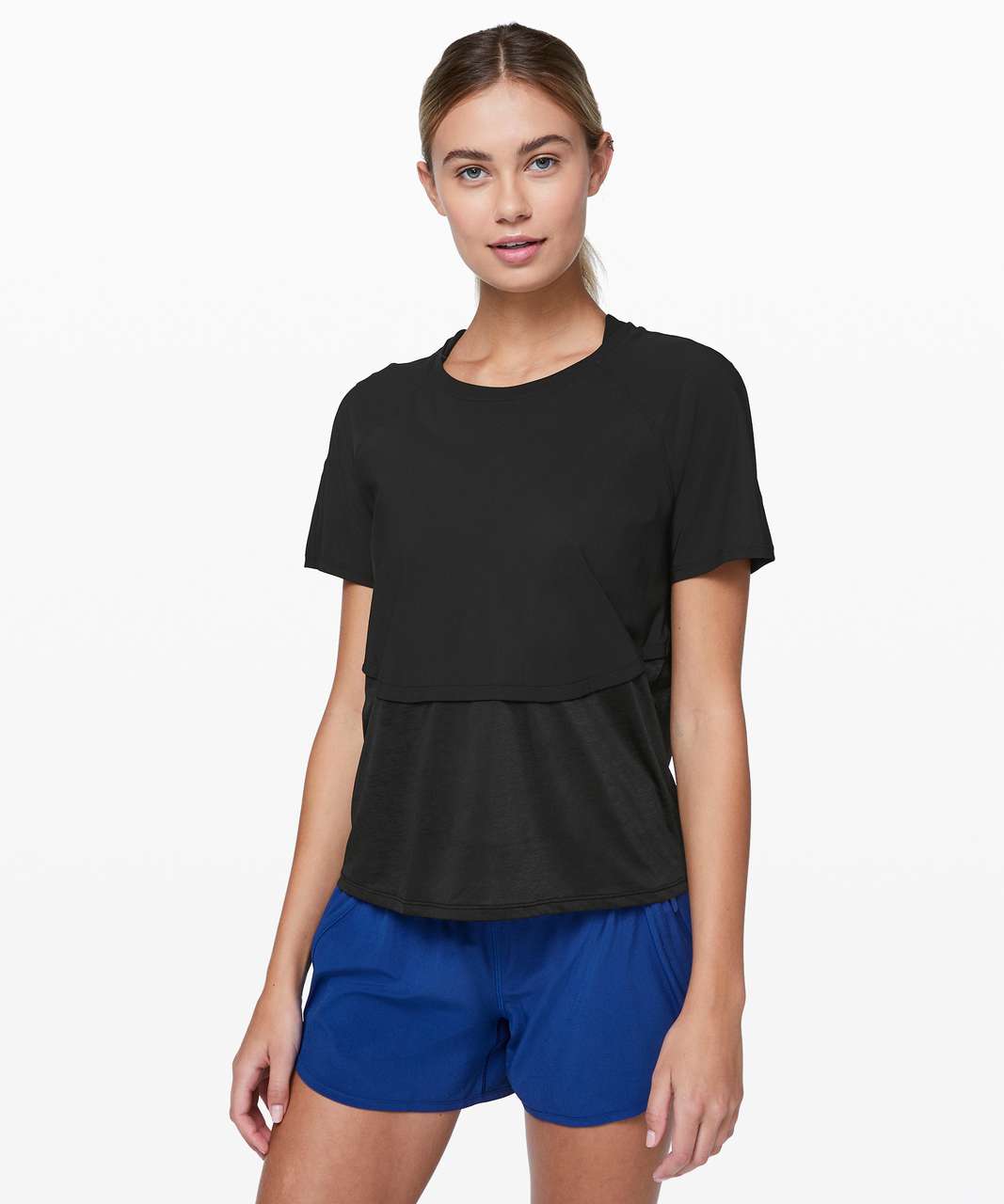 Lululemon Chasing Miles Short Sleeve - Black