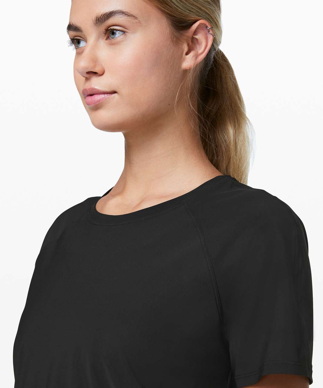 Lululemon Chasing Miles Short Sleeve - Black