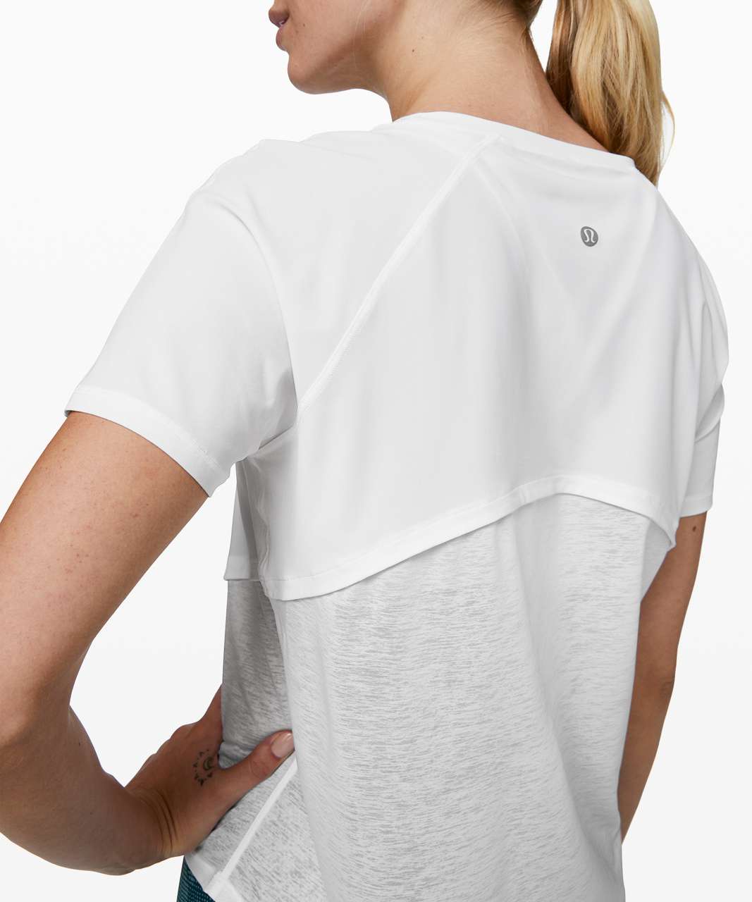 Lululemon Chasing Miles Short Sleeve - White