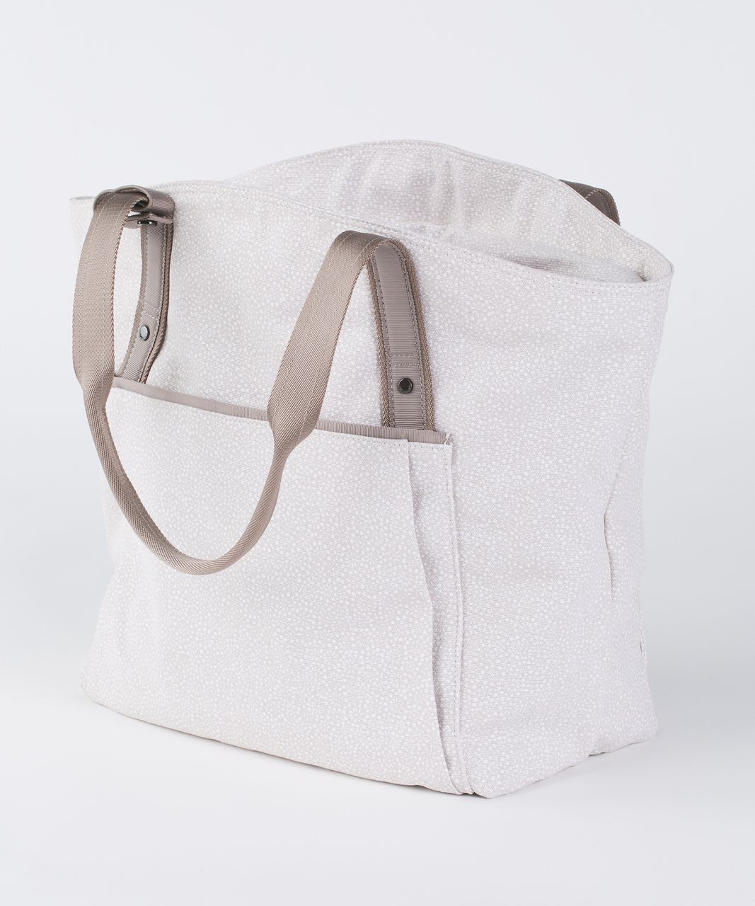 Lululemon Live Free Tote - Freckle Flower Dune White