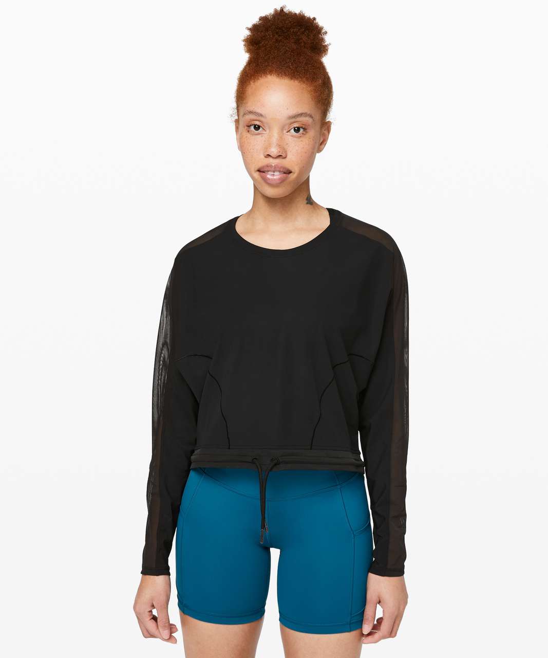 Lululemon Reach for the Run Long Sleeve - Black - lulu fanatics