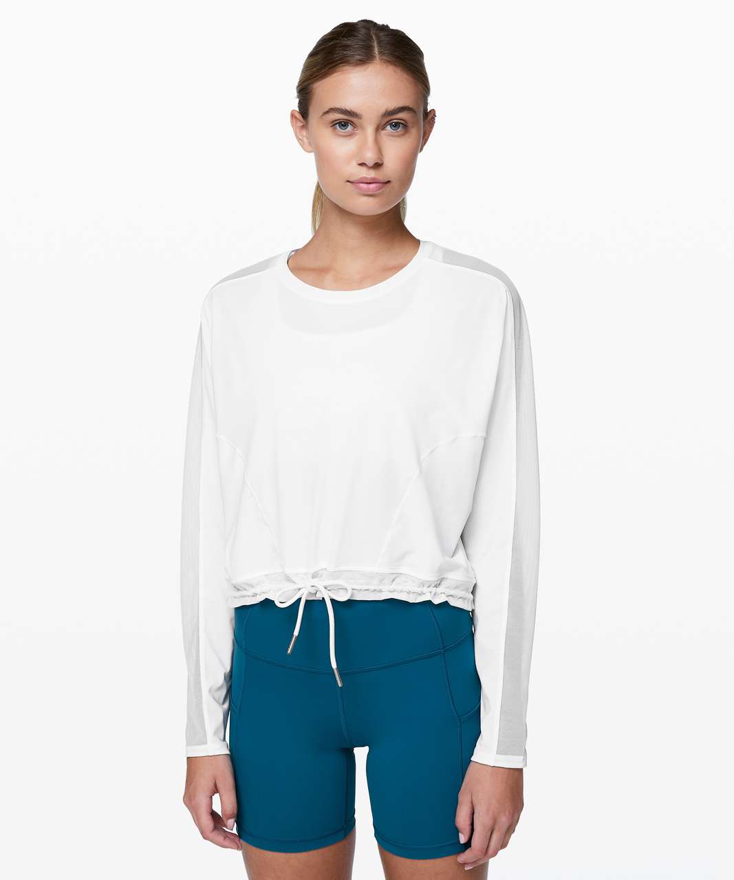 Lululemon Reach for the Run Long Sleeve - White