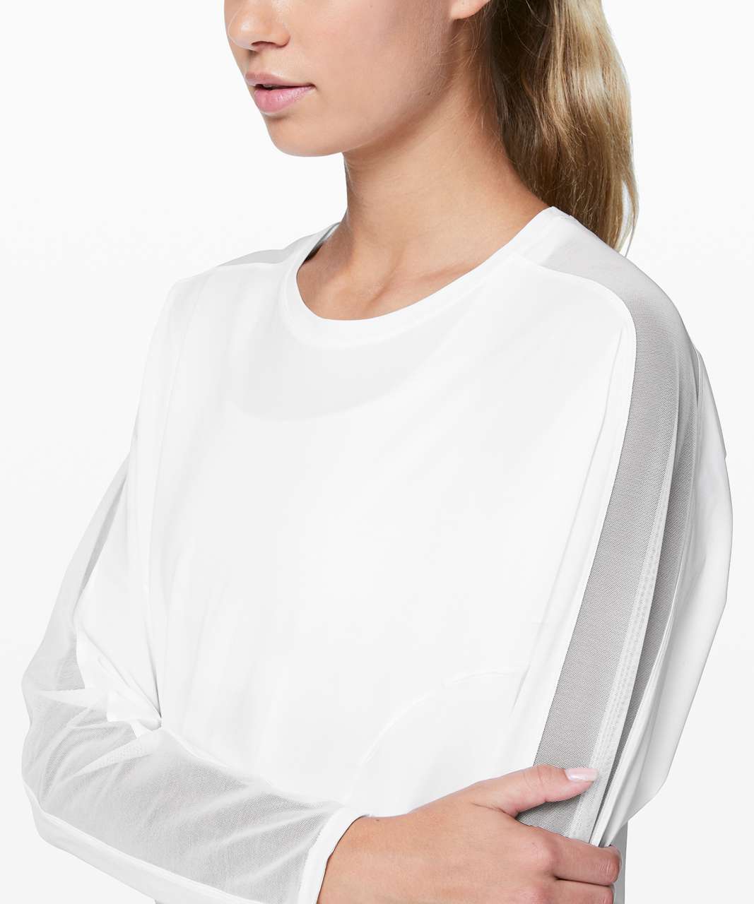 Lululemon Reach for the Run Long Sleeve - White