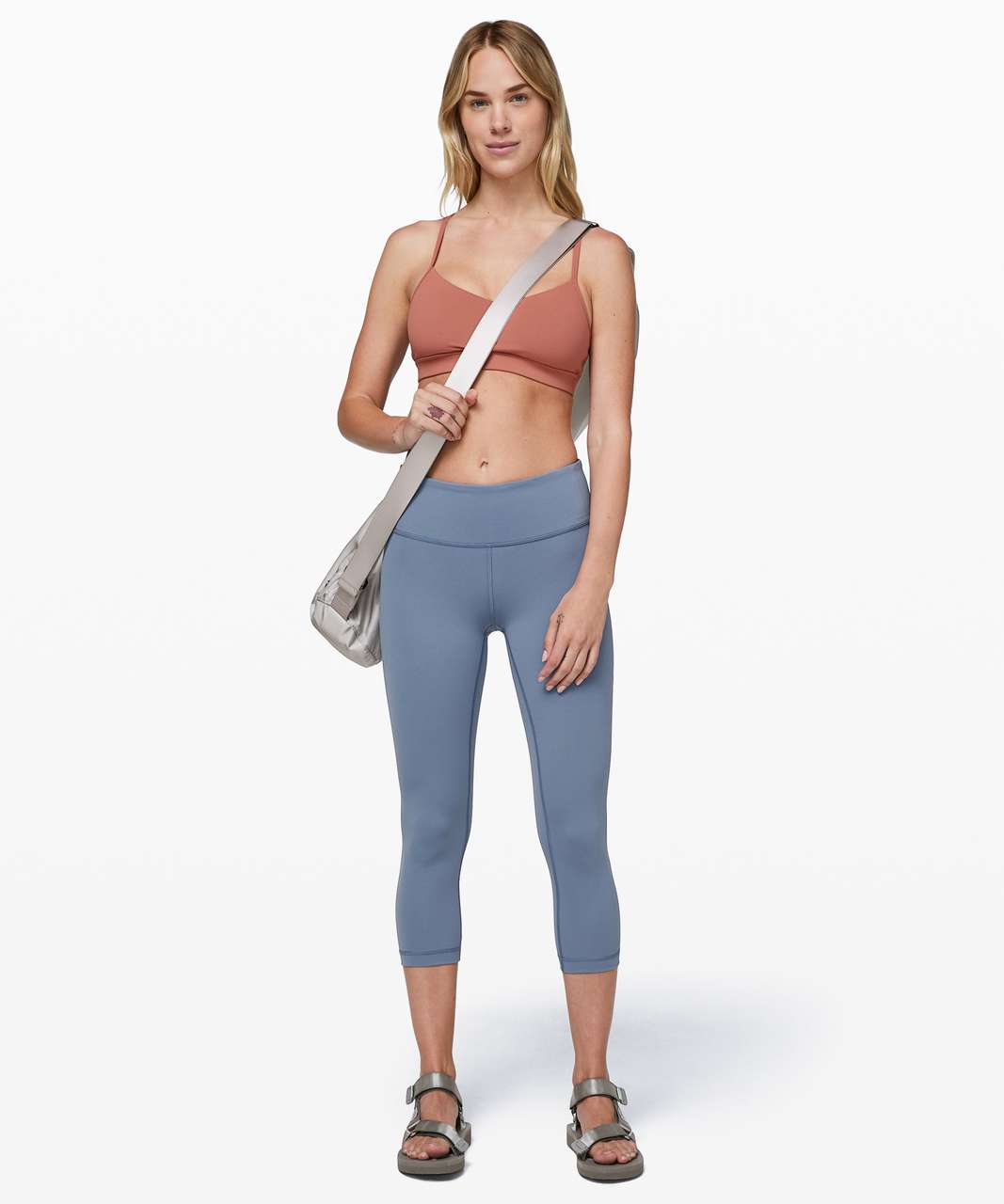 Lululemon Wunder Under Crop *Mid-Rise Full-On Luxtreme 21" - Oasis Blue