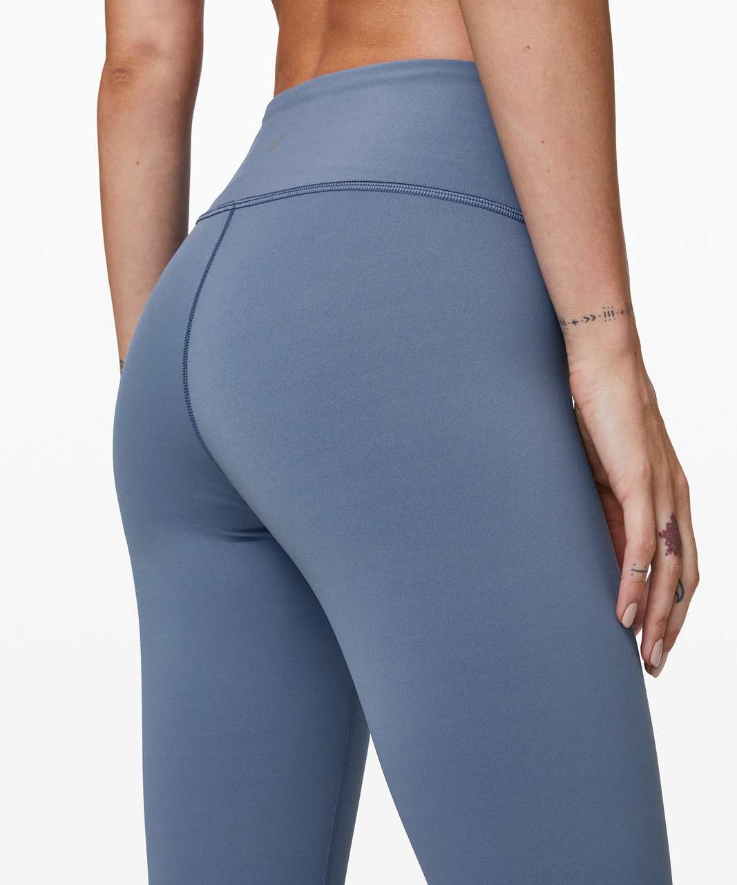 Lululemon Wunder Under Crop *Mid-Rise Full-On Luxtreme 21 - Washed Marble  Titanium Deep Coal - lulu fanatics