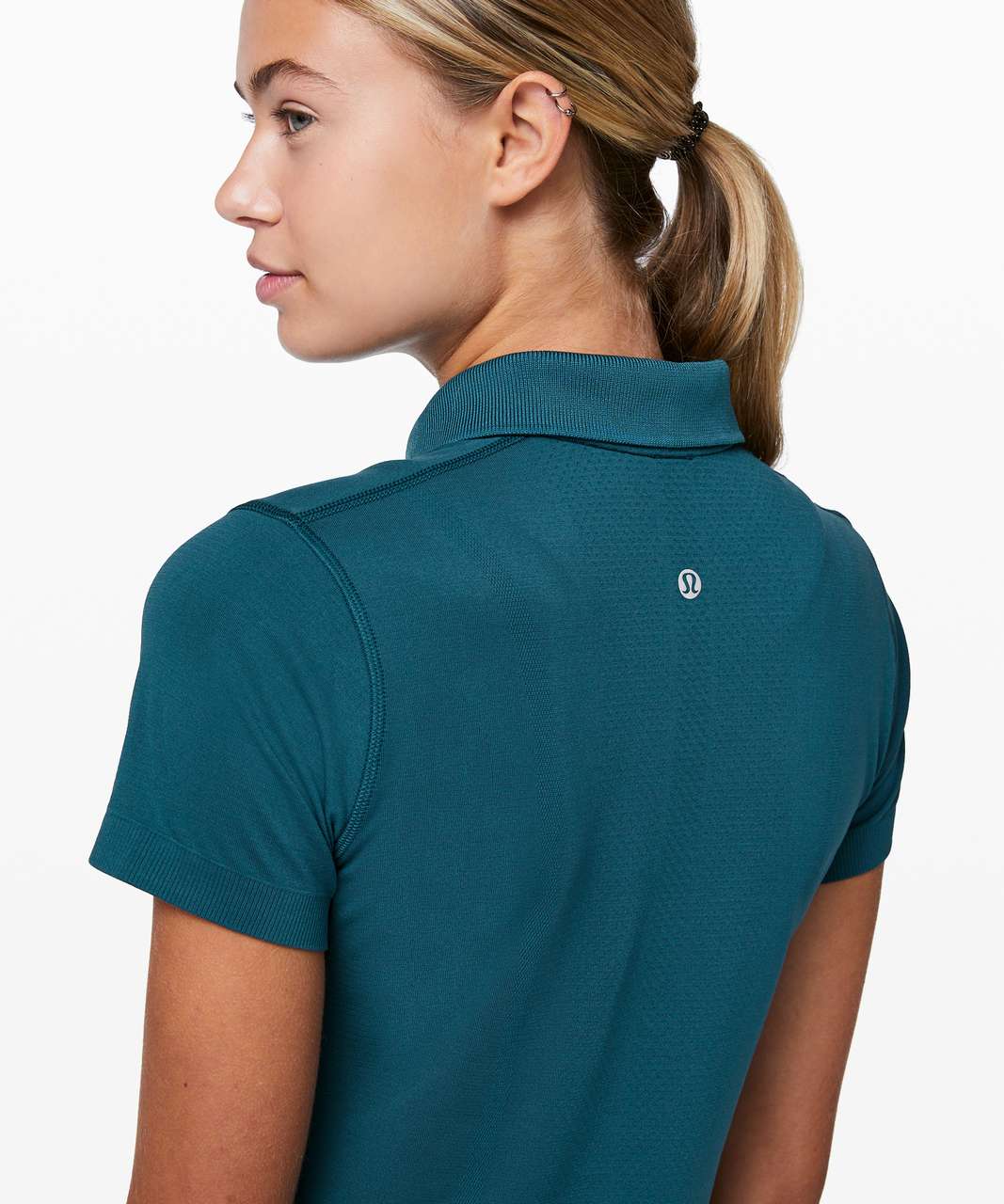 Lululemon Swiftly Speed Polo - Bermuda Teal / Bermuda Teal