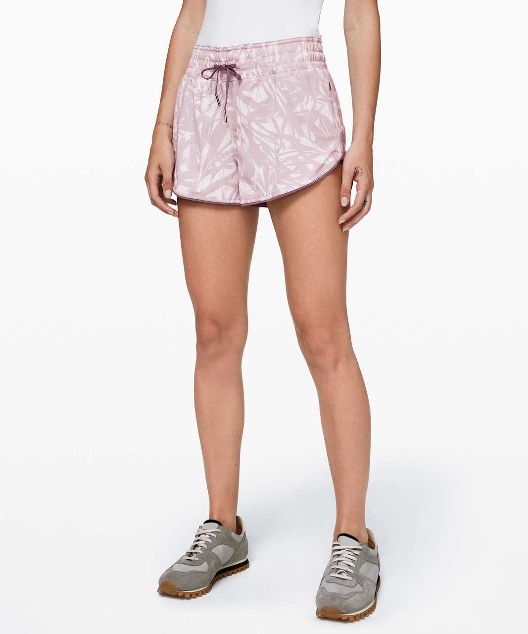 Lululemon Choose A Side Short *Reversible 3" - Shadow Leaf Light Ivory Muse / Dusty Mauve