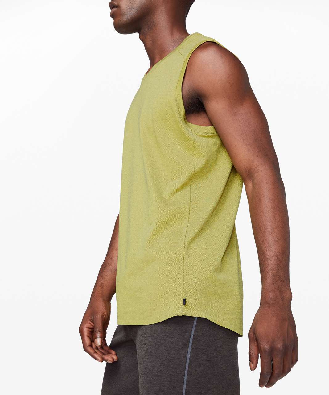 Lululemon Tank Top Men's License to Train Tank Kohlrabi Green KOGR Workout  Gym