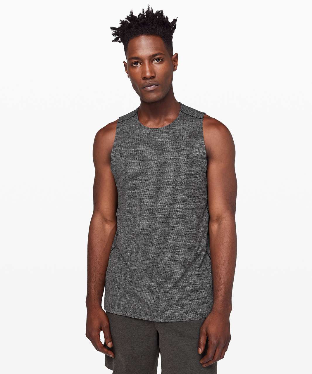 Lululemon Eurus Tank - Heathered Black