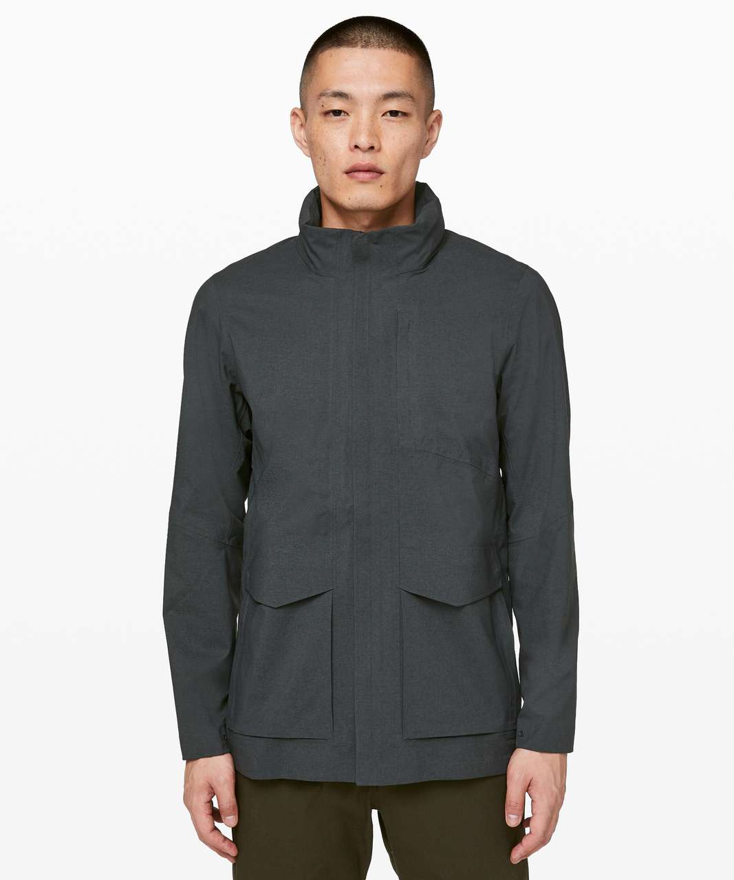 Lululemon Storm Field Jacket - Heathered Obsidian - lulu fanatics