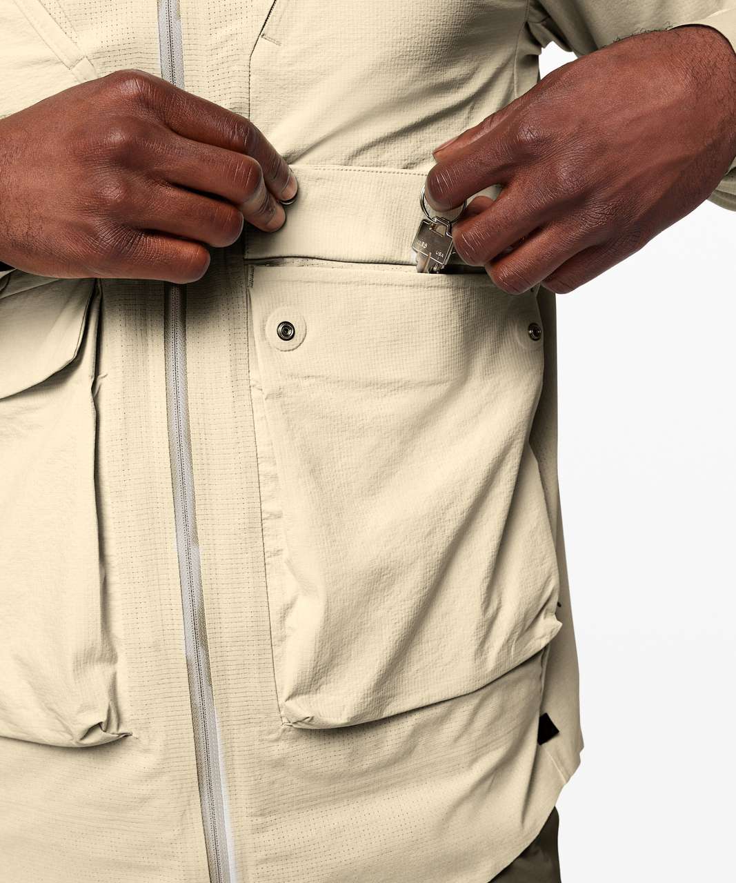 Lululemon Eurus Shirt Jacket *lululemon lab - White Tan