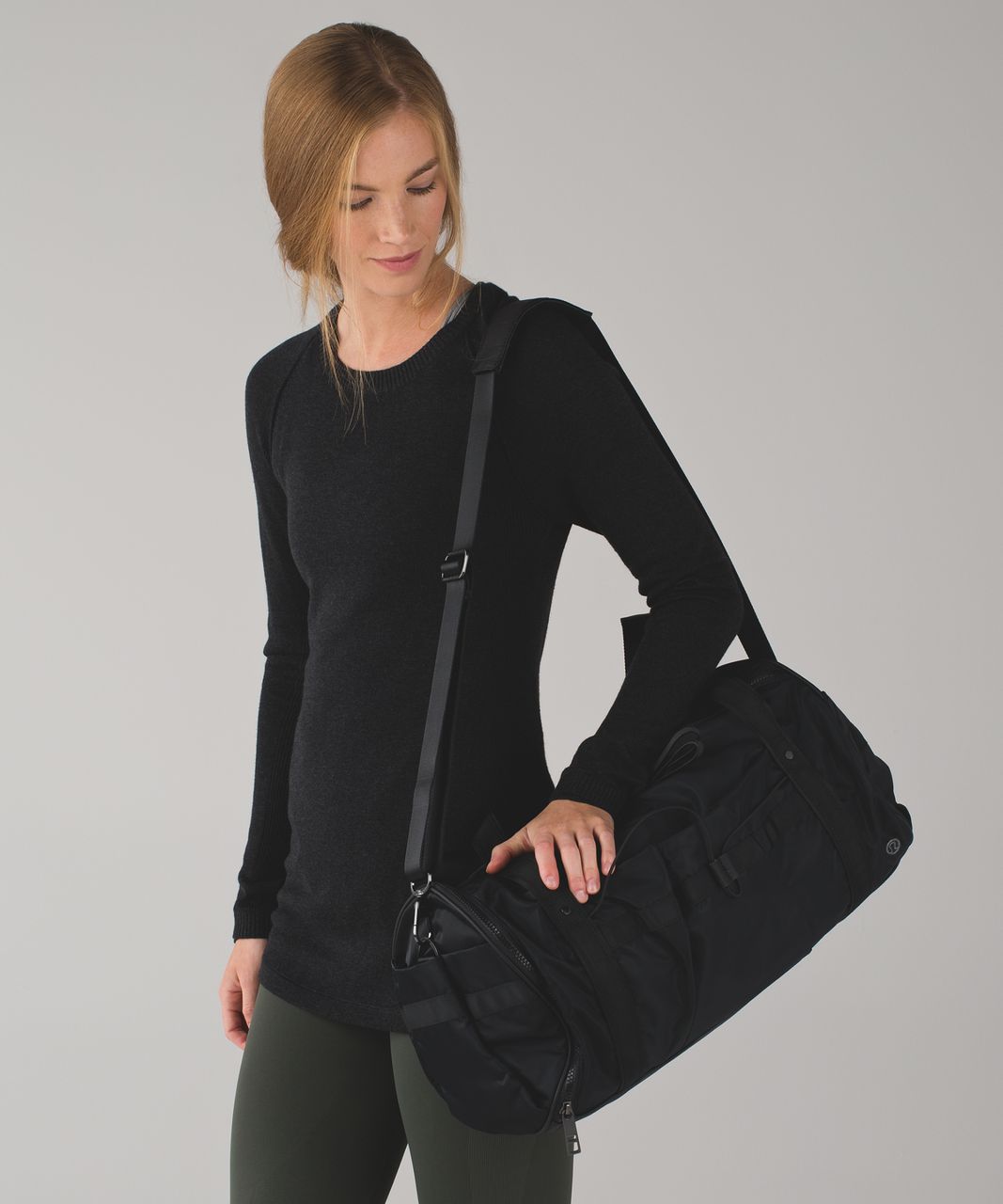 Lululemon Run Ways Duffel - Black - lulu fanatics