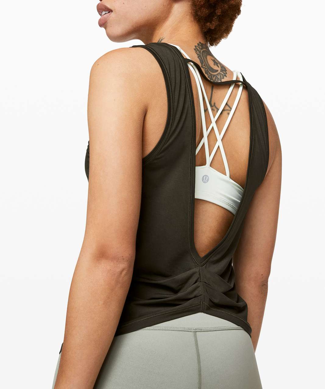 Lululemon Deep Stretch Tank - Dark Olive