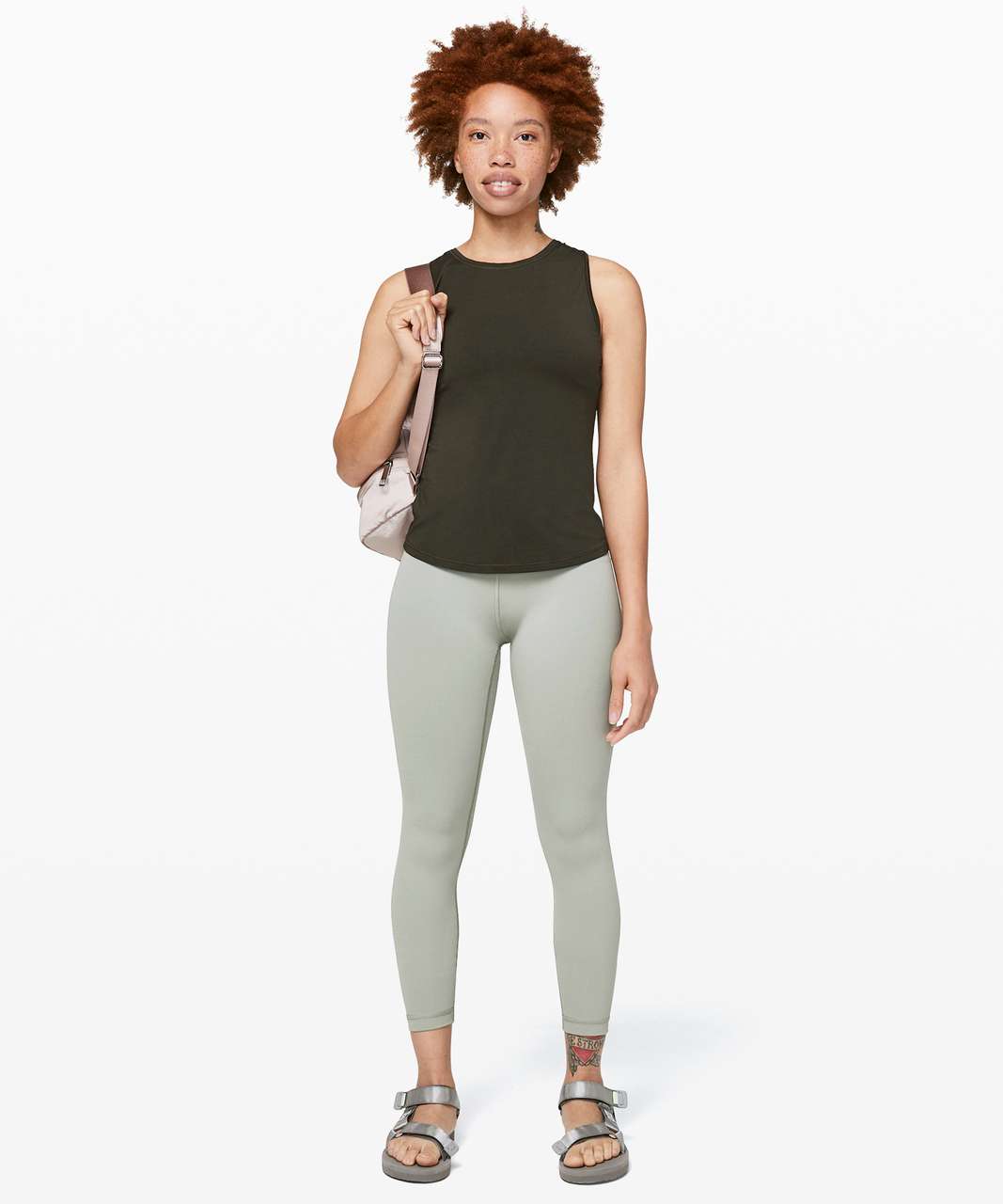 Lululemon Deep Stretch Tank In Half Moon