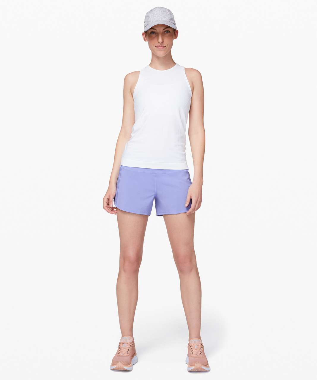 Lululemon Speed Up Short *Long 4" - Hydrangea Blue