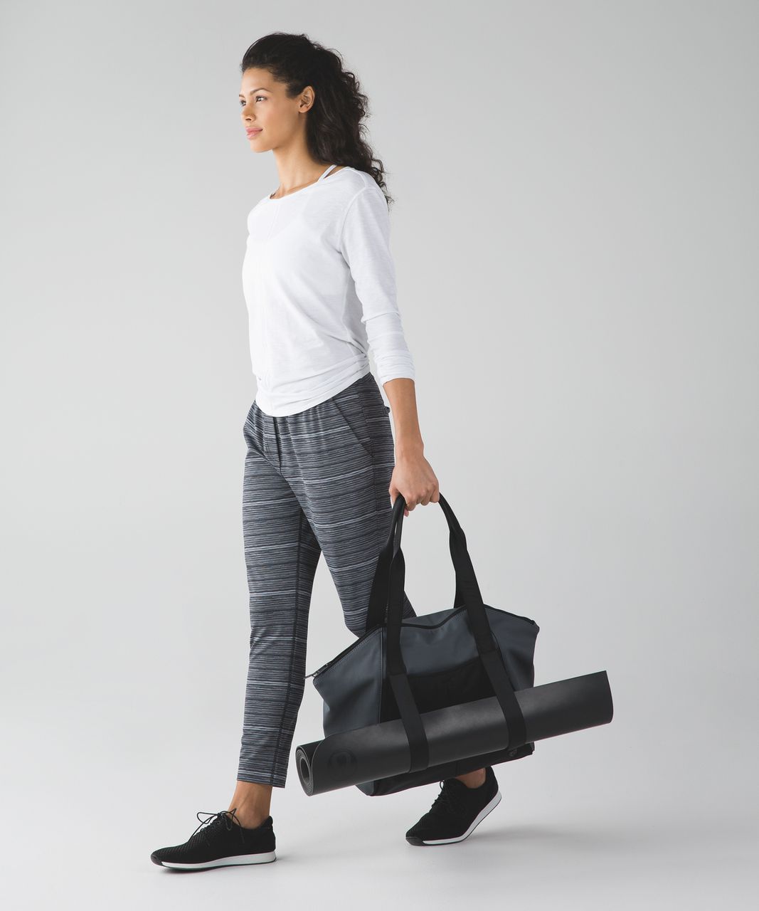 Lululemon Free To Be Bag - Black / Dark Slate