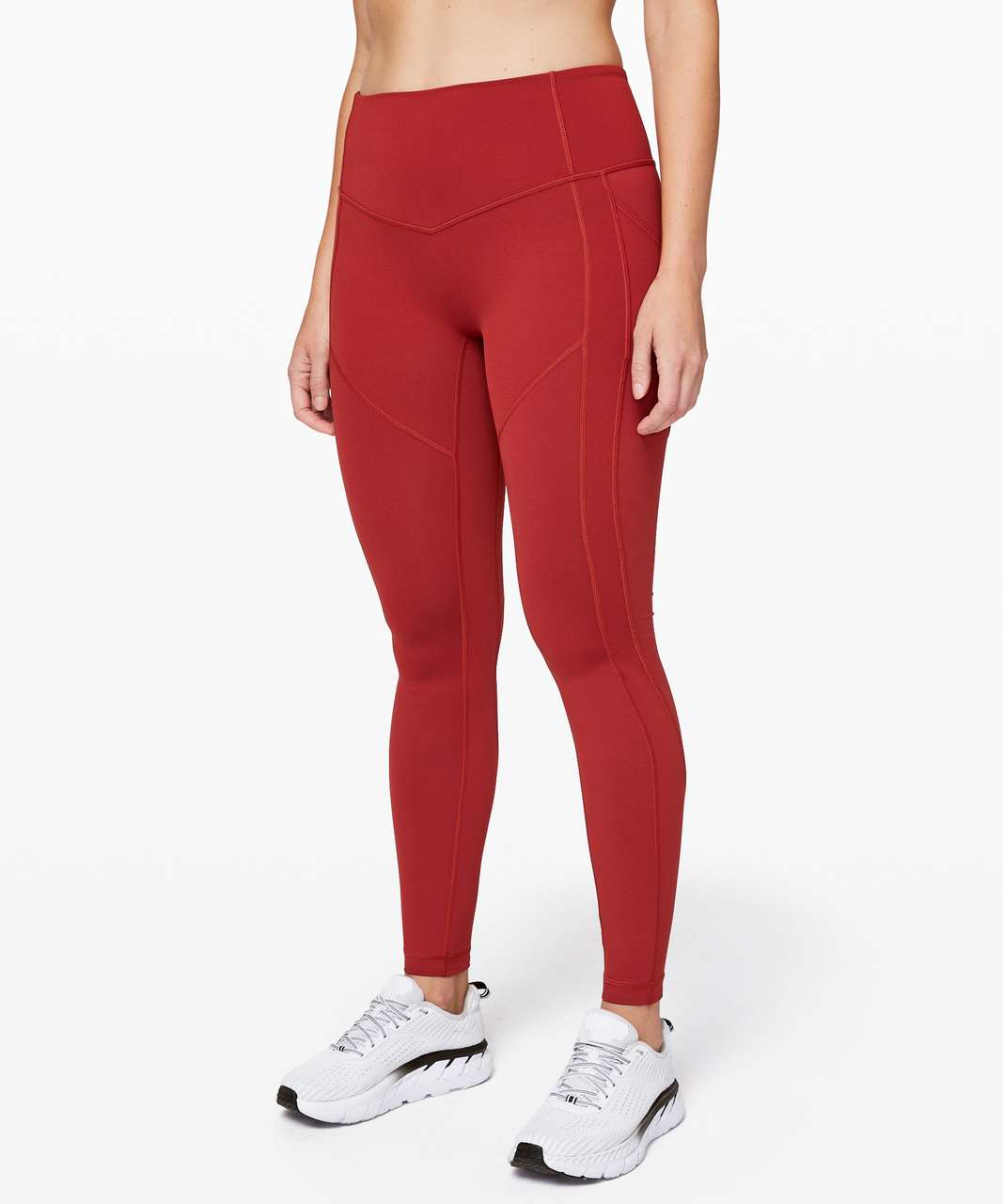 Lululemon Maroon All The Right Places 28” Leggings Red Size 4