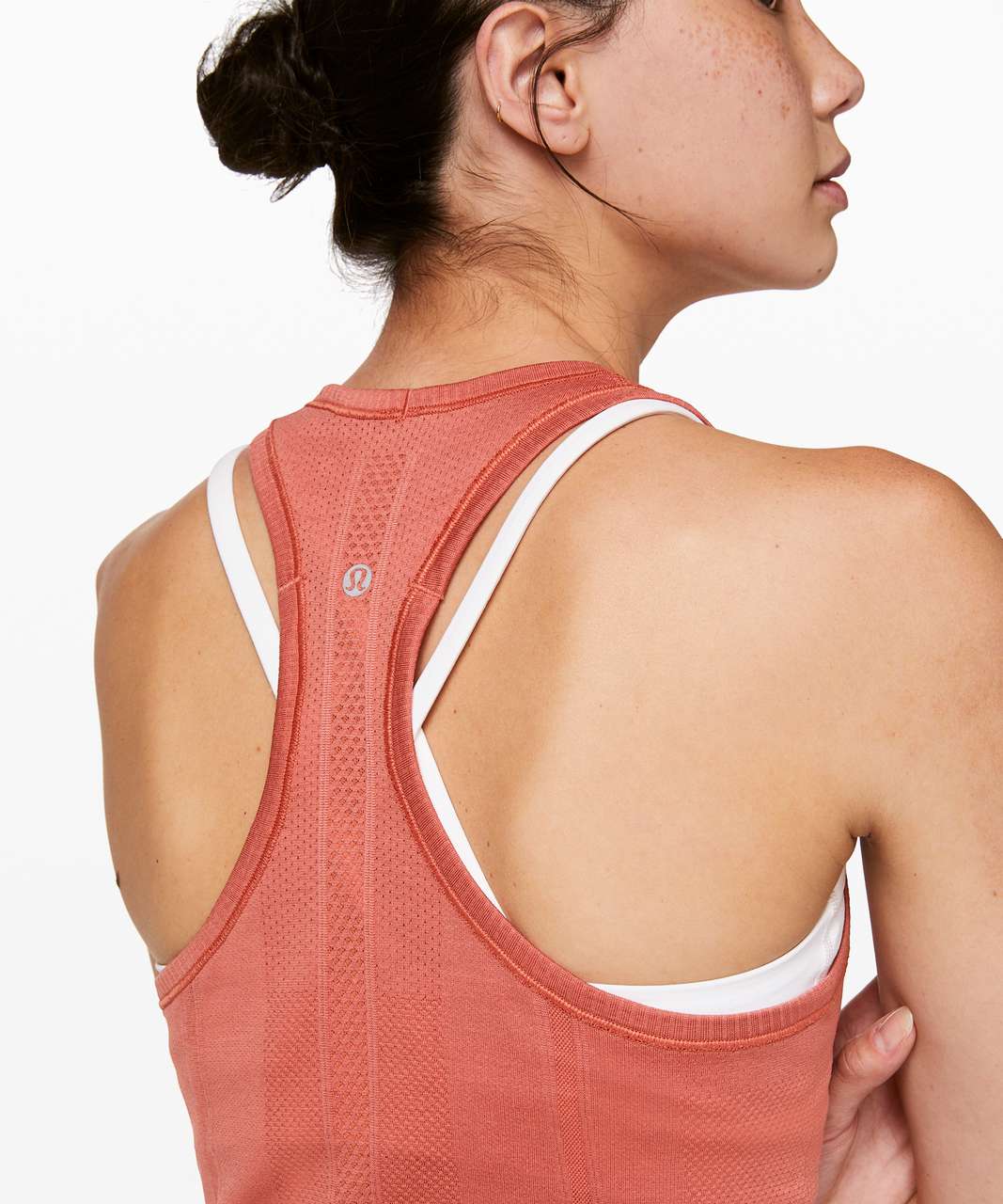 Lululemon Swiftly Tech Racerback - Rustic Coral / Rustic Coral